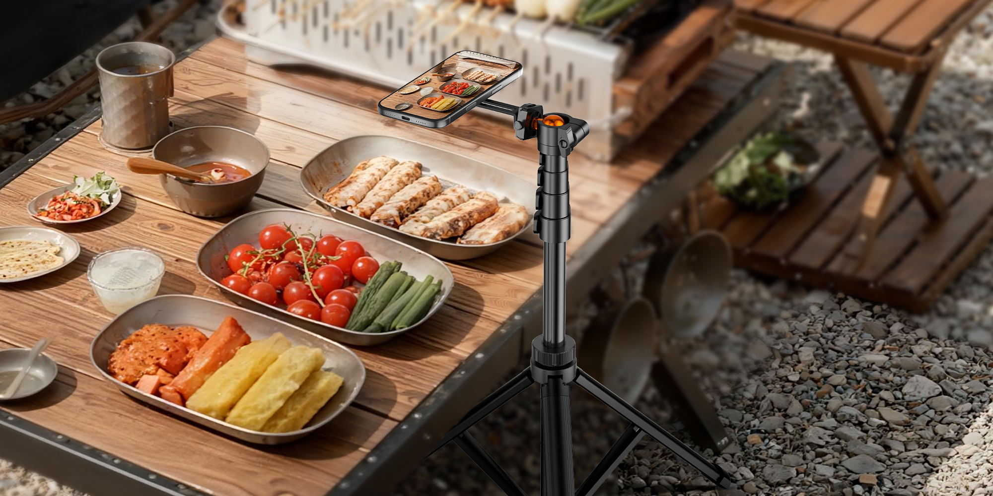 173cm Upgraded Magnetic Phone Camera Tripod Stand with Remote & Phone Holder, Tripod for Travel/Video Recording,Tall Smartphone Tripod Compatible with iPhone/Android/Projector/Photography Light/Camera