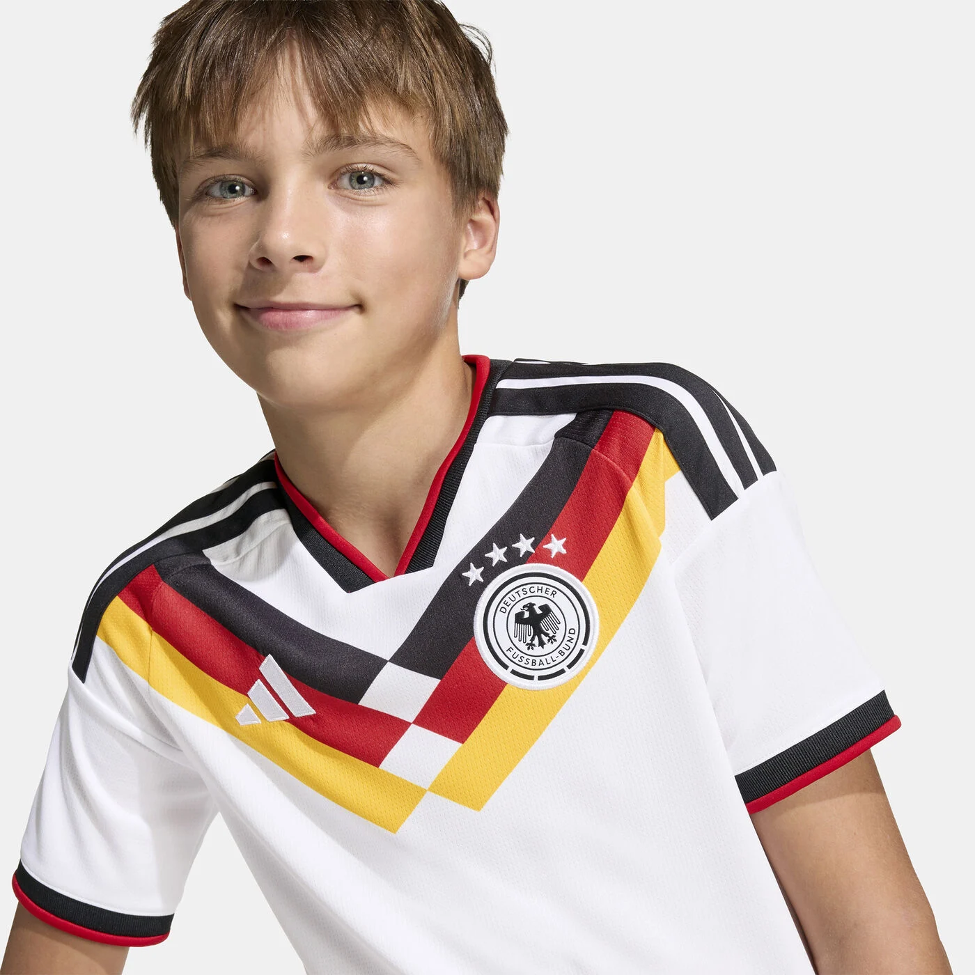 Kids' Germany 26 Home Football Jersey
