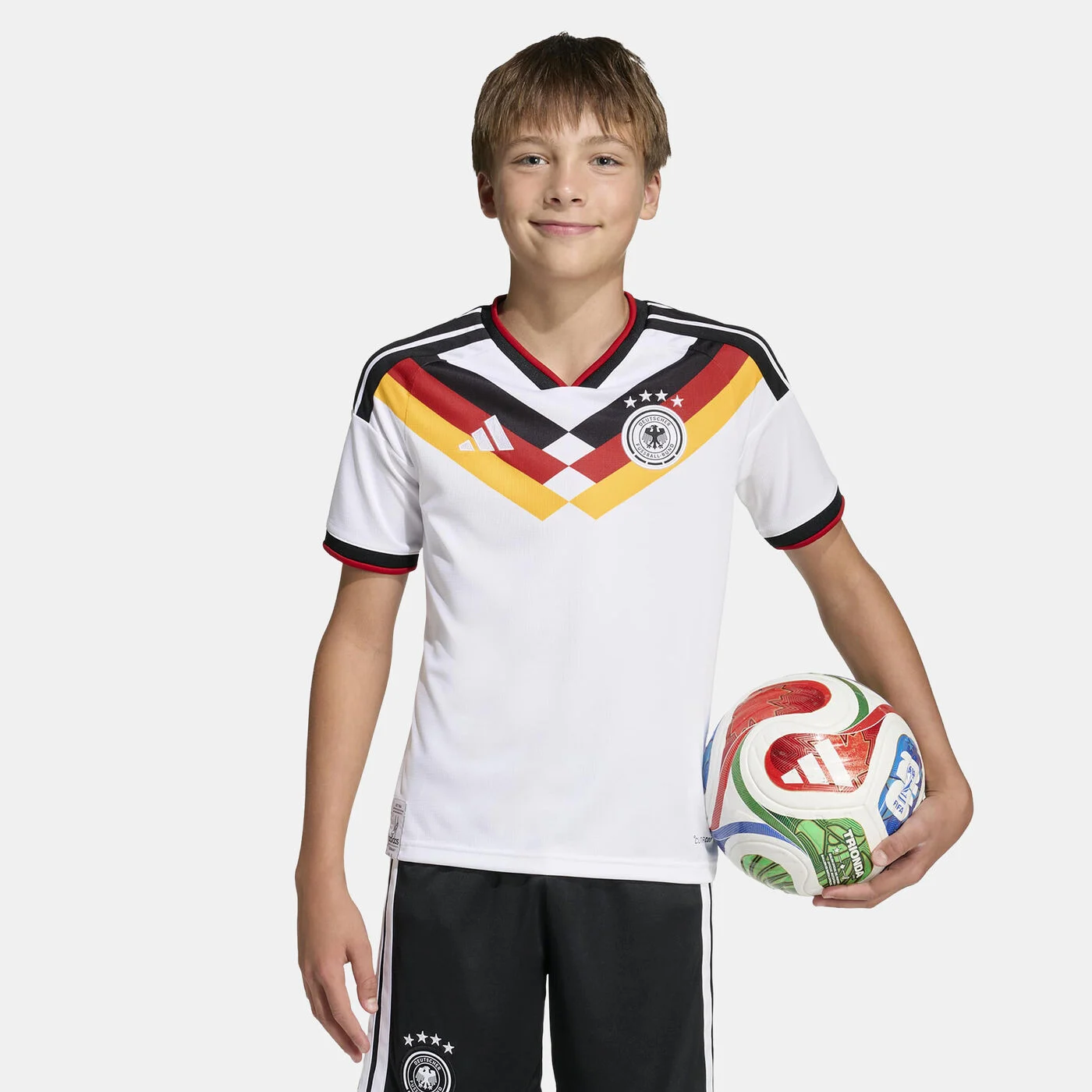 Kids' Germany 26 Home Football Jersey