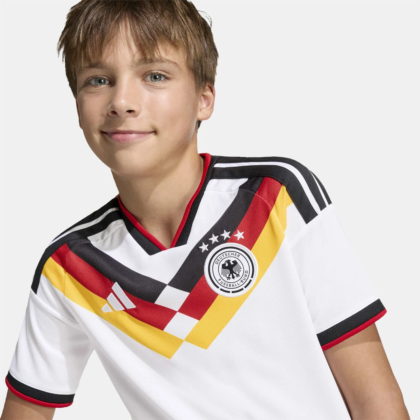 Kids' Germany 26 Home Football Jersey