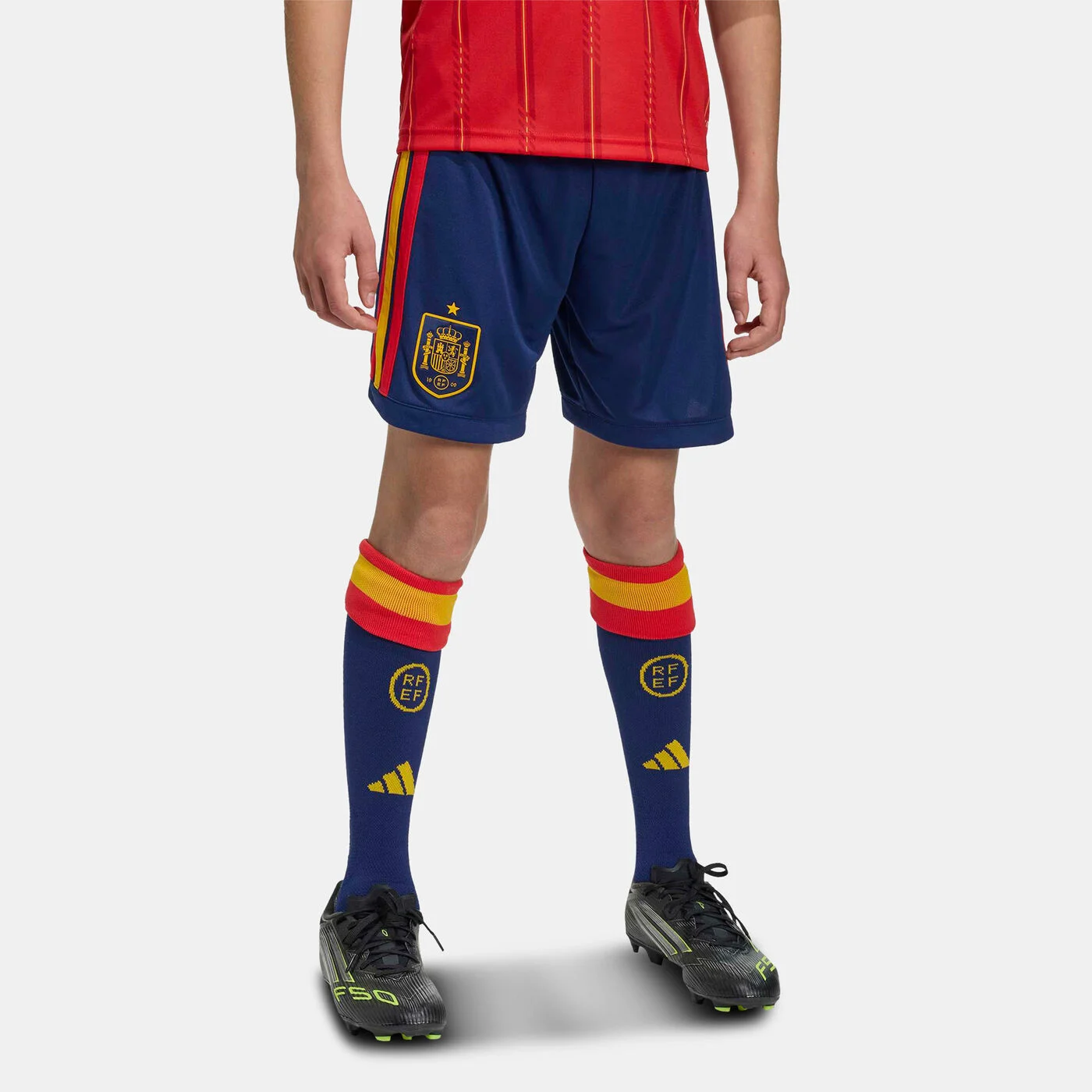 Kids' Spain 26 Home Football Shorts