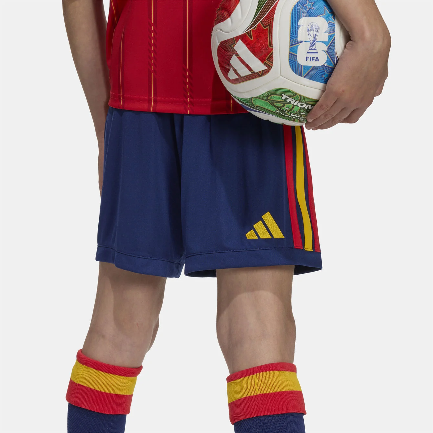 Kids' Spain 26 Home Football Shorts
