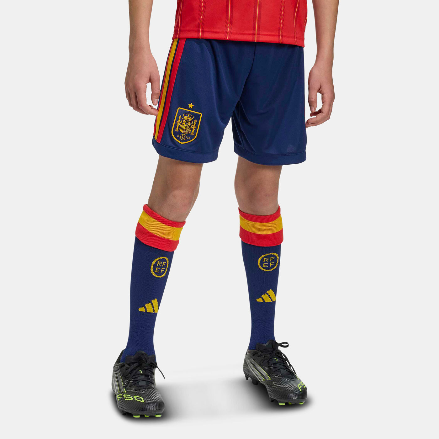 Kids' Spain 26 Home Football Shorts