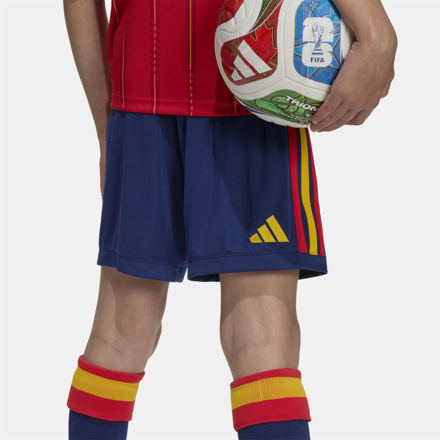 Kids' Spain 26 Home Football Shorts