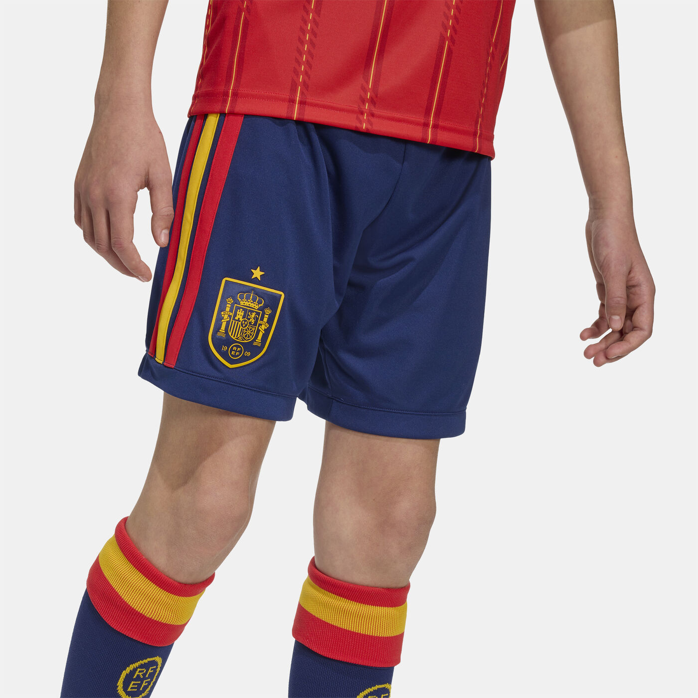 Kids' Spain 26 Home Football Shorts