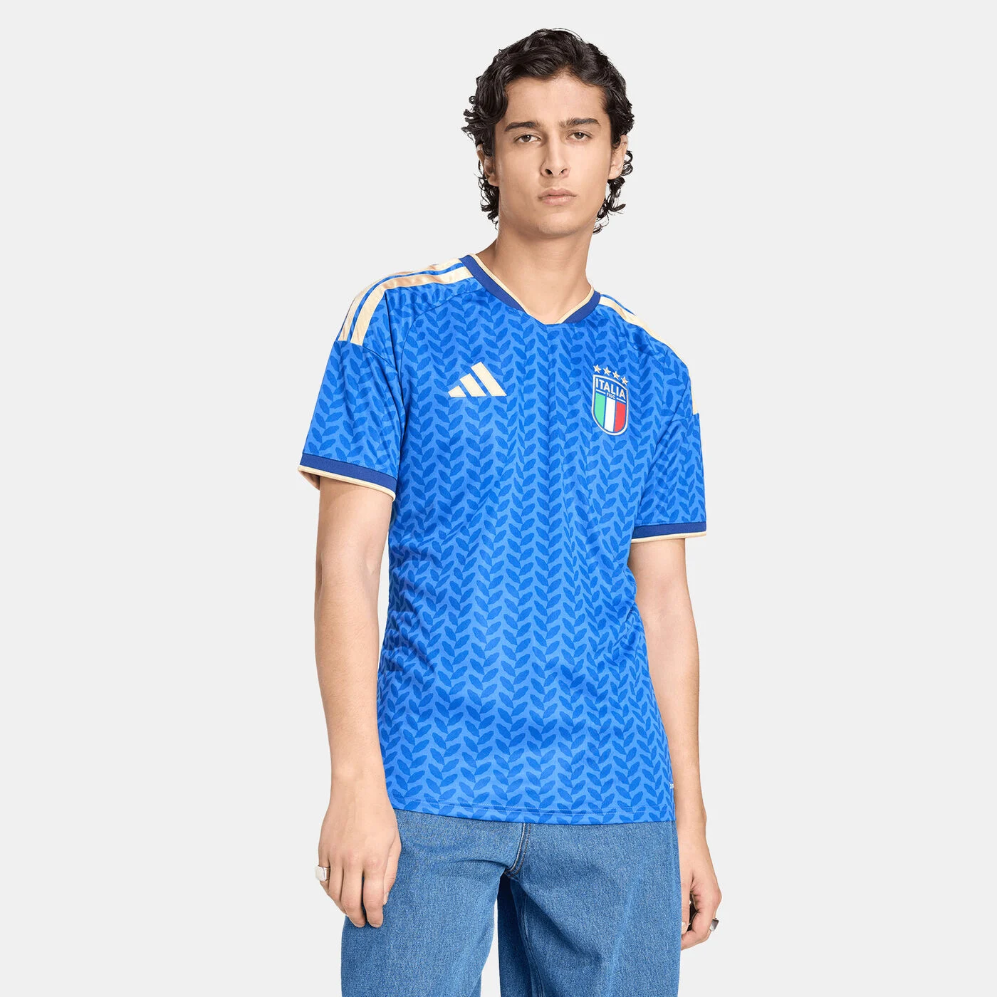 Men's Italy 26 Home Football Jersey