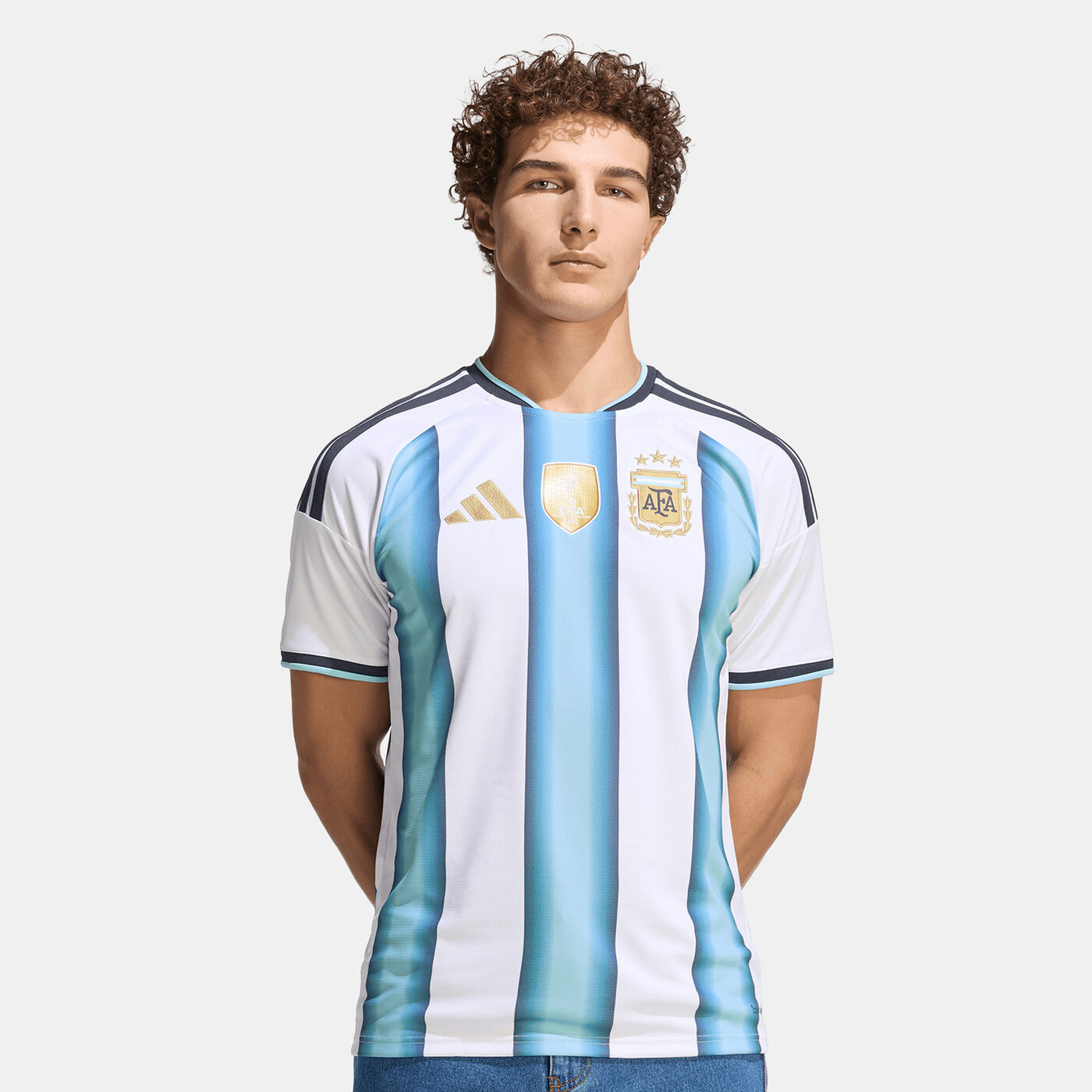 Men's Argentina 26 Home Football Jersey