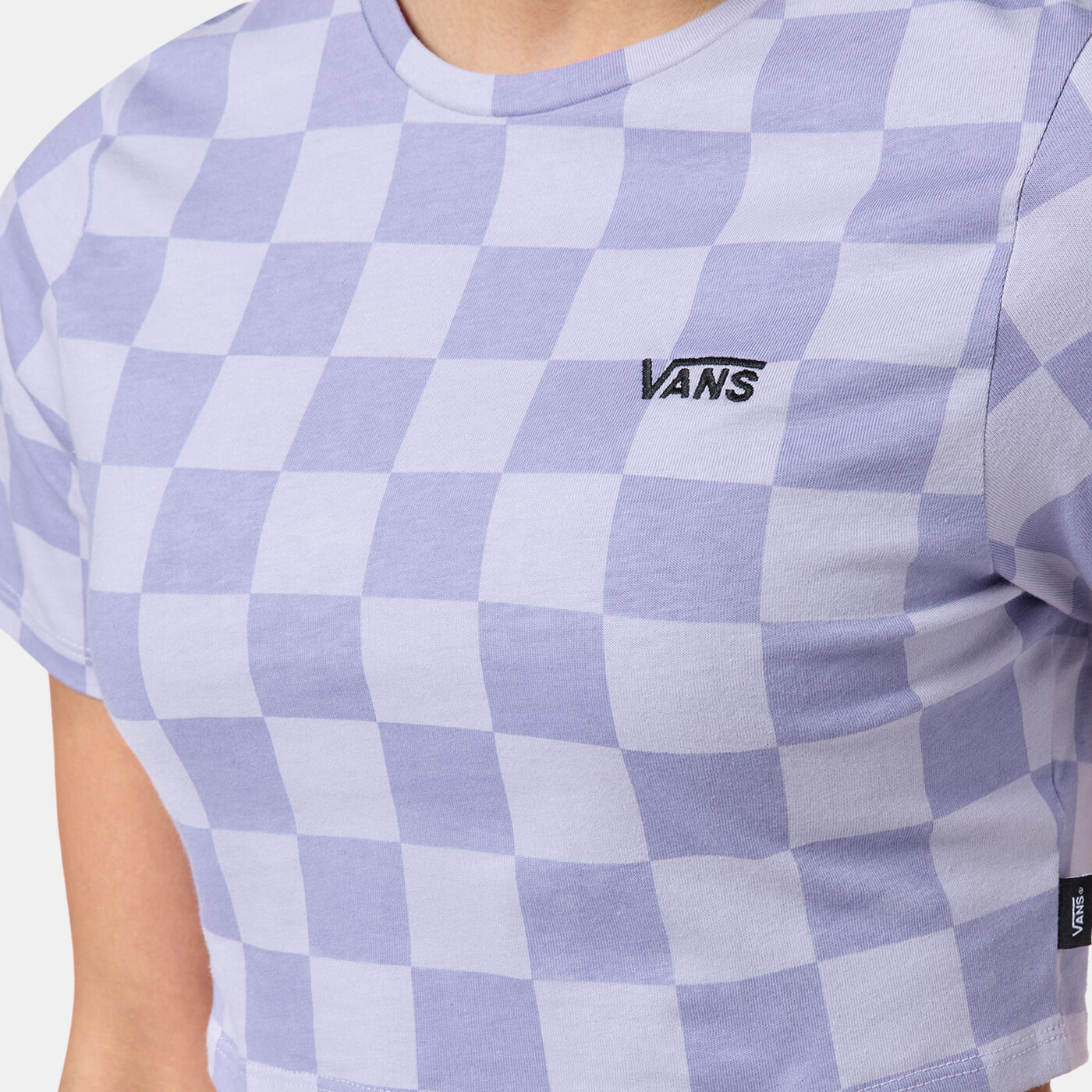Women's Checker Crop Top