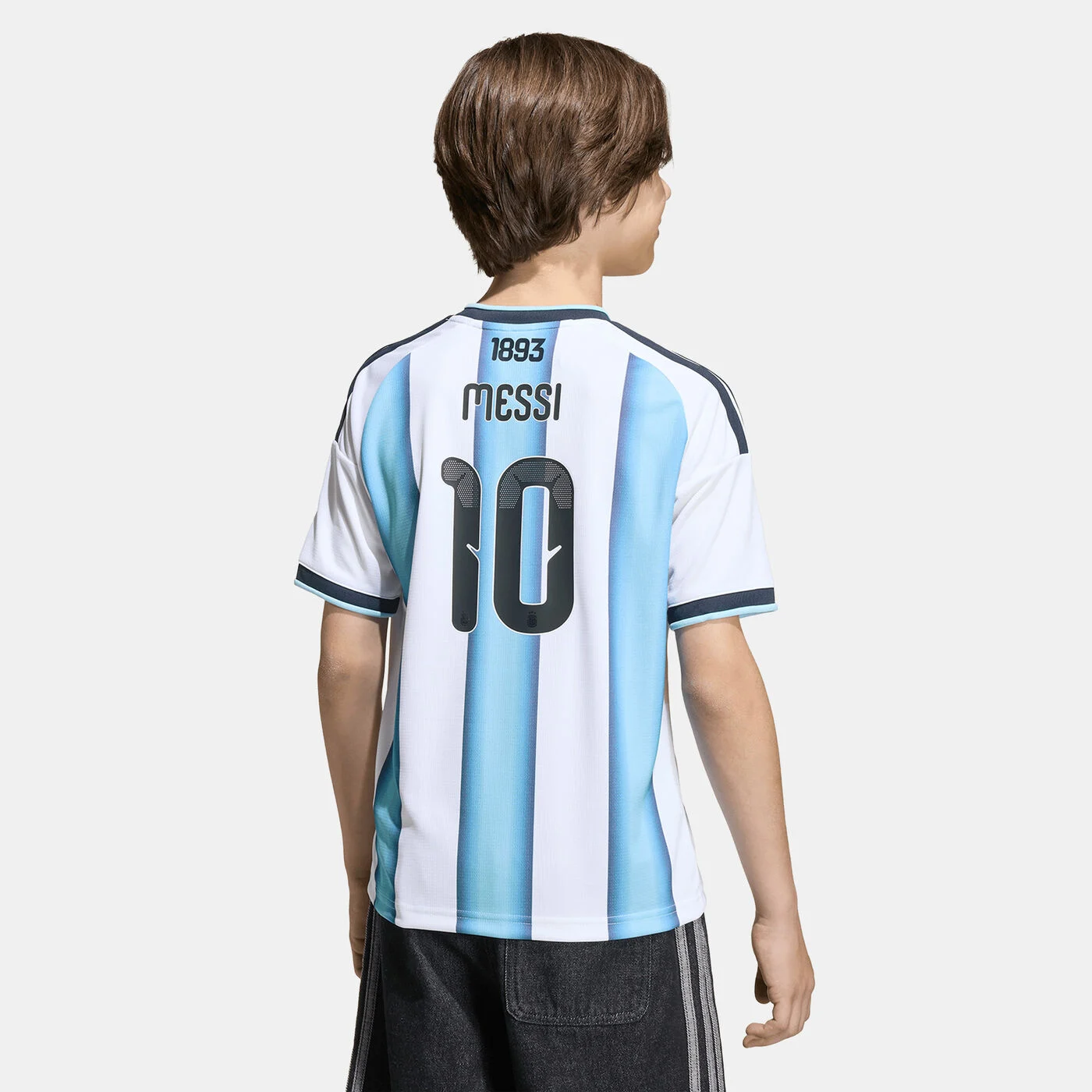 Kids' Argentina 26 Home Messi Football Jersey
