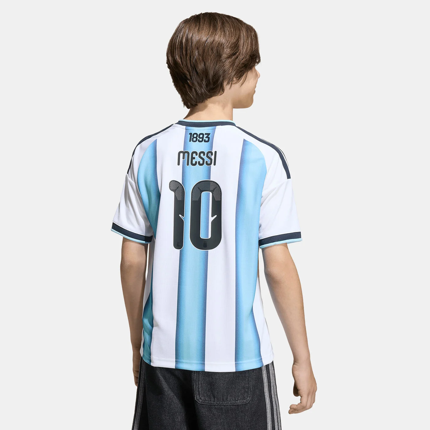 Kids' Argentina 26 Home Messi Football Jersey