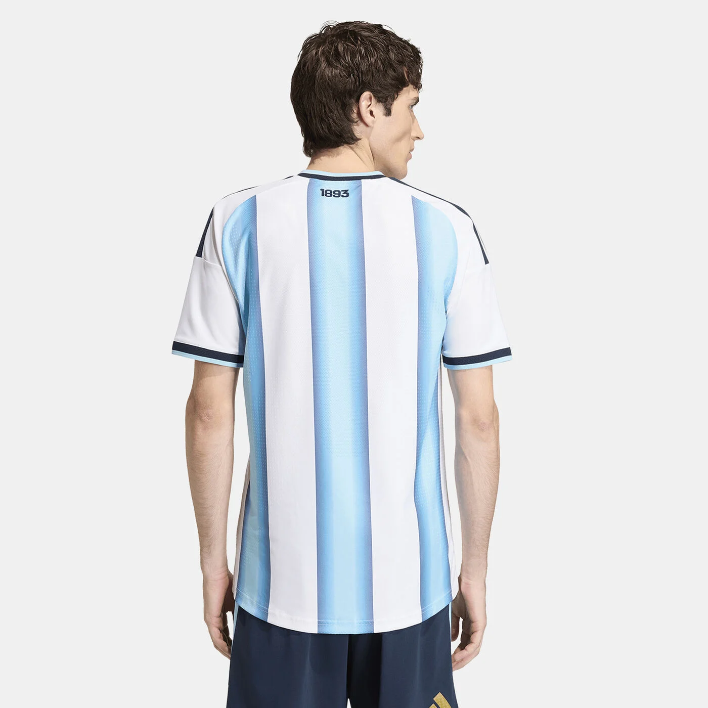 Men's Argentina 26 Home Authentic Football Jersey