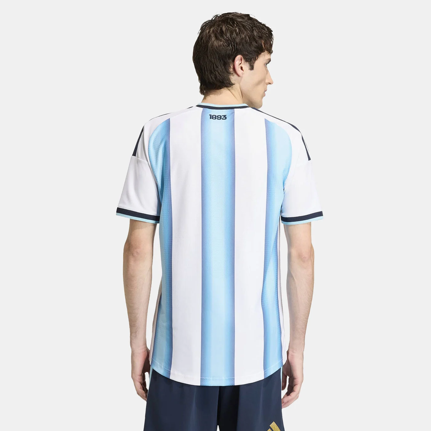 Men's Argentina 26 Home Authentic Football Jersey