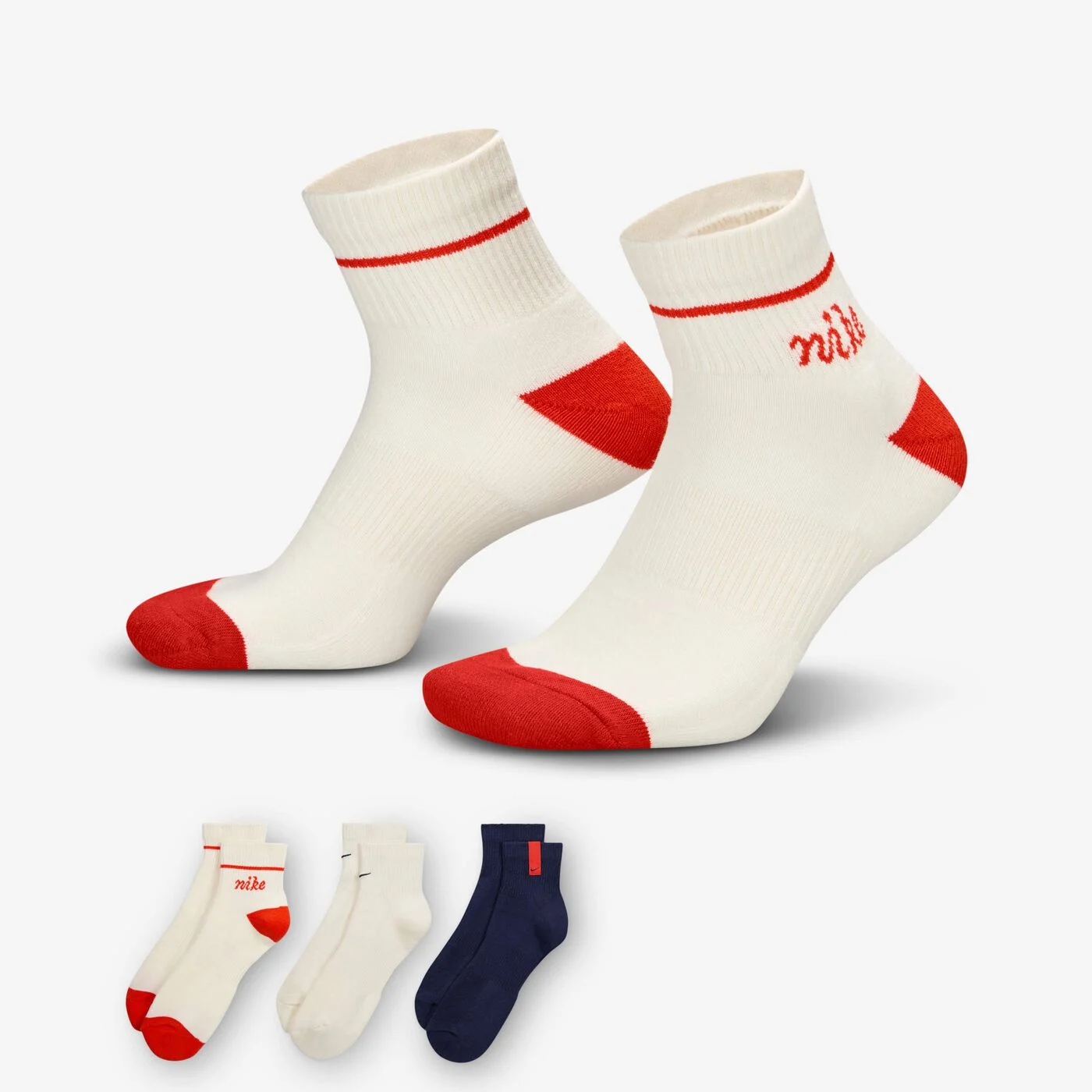 Everyday Plus Cushioned Ankle Socks (3 Pairs)