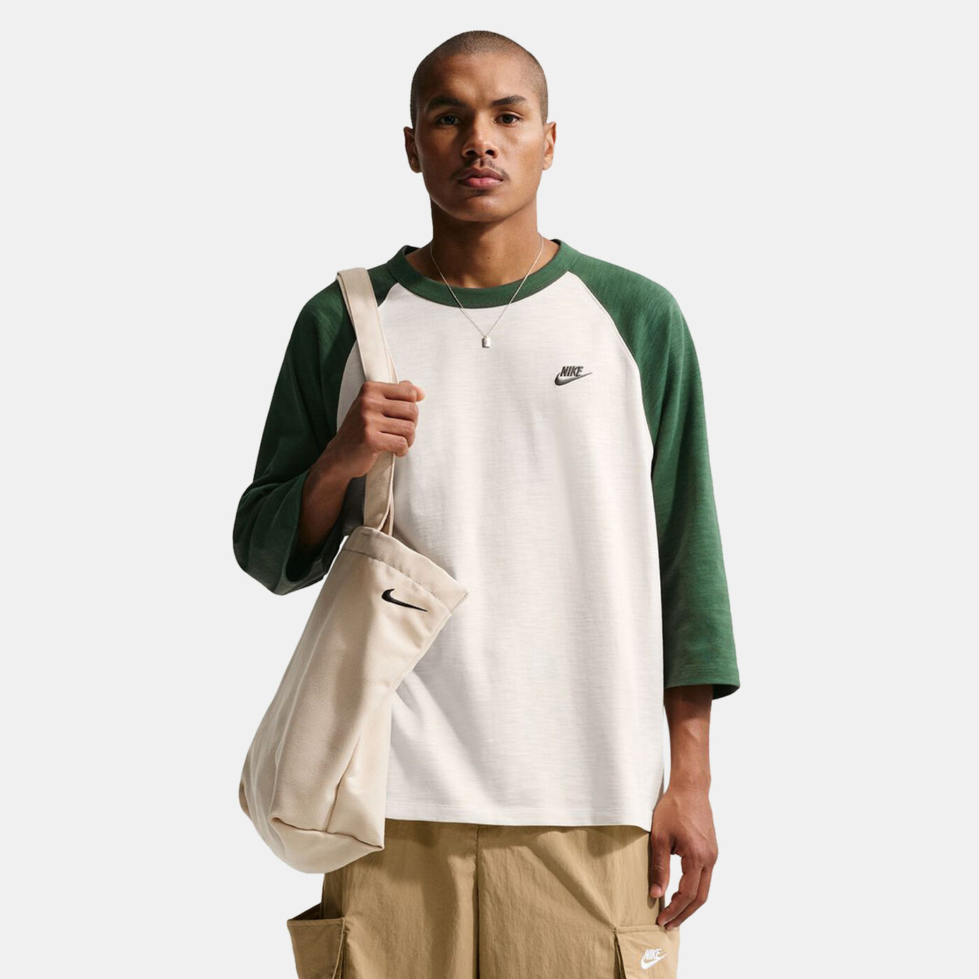 Men's Sportswear Club 3/4-Sleeve Raglan Top