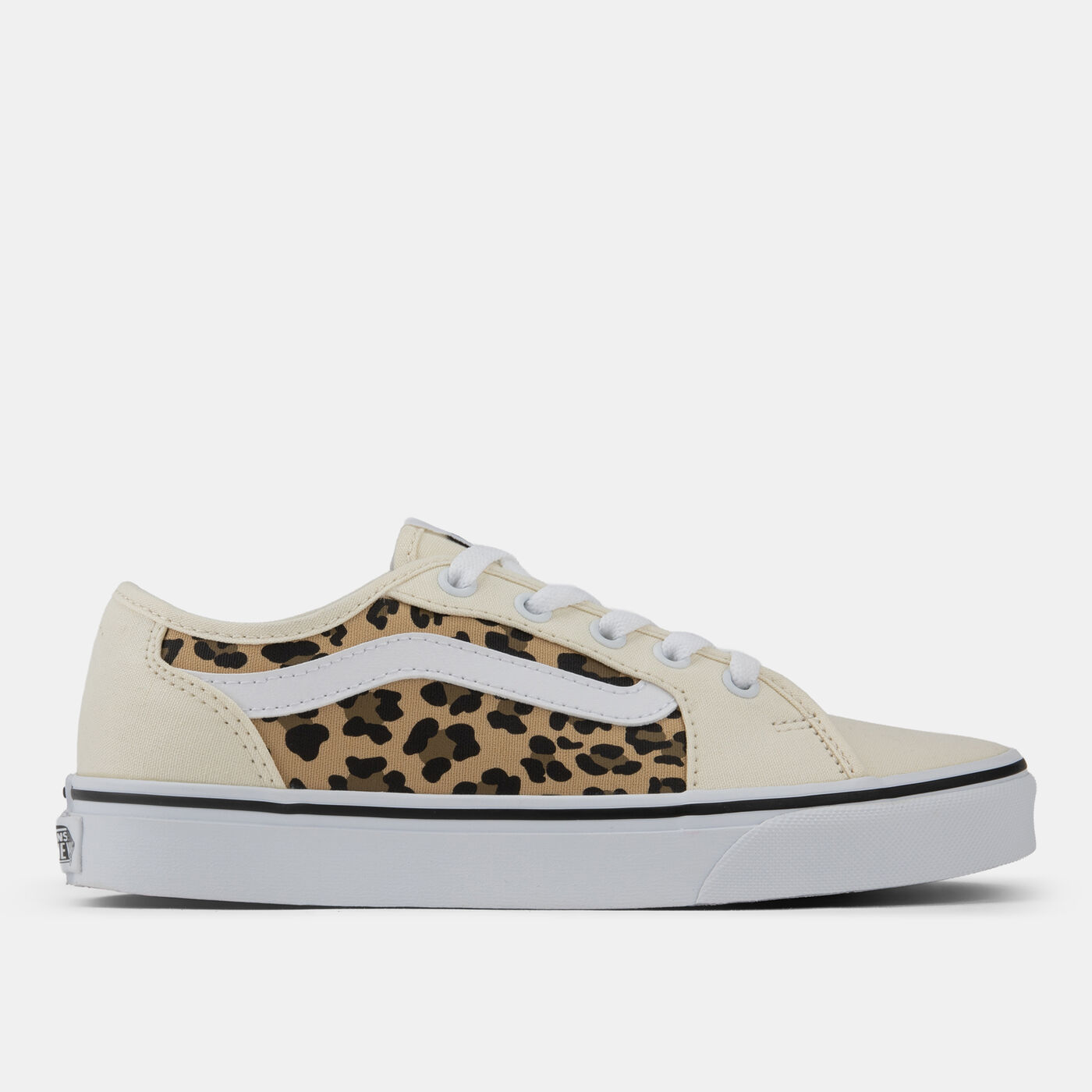 Kids' Flocked Leopard Old Skool Shoes