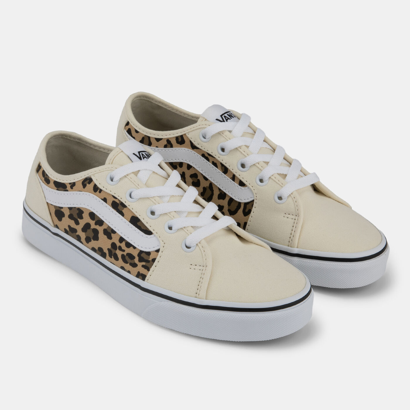 Kids' Flocked Leopard Old Skool Shoes