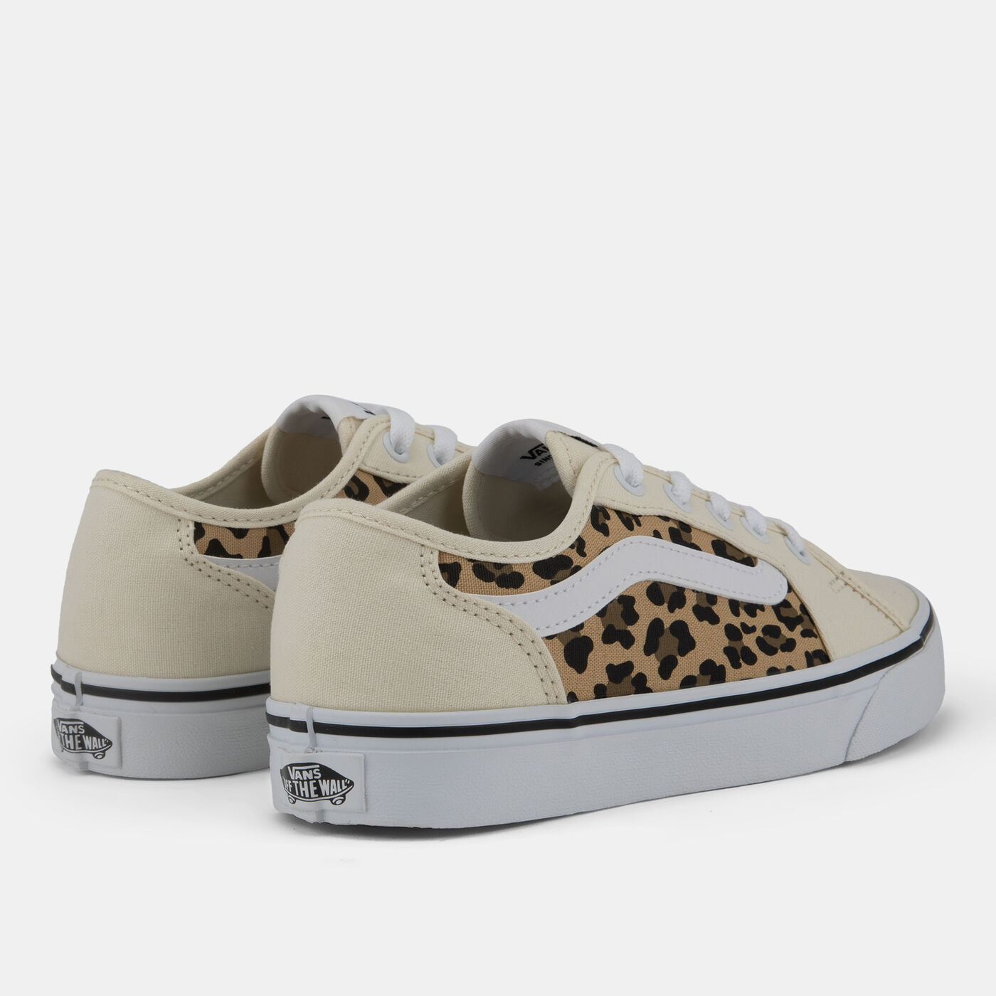 Kids' Flocked Leopard Old Skool Shoes