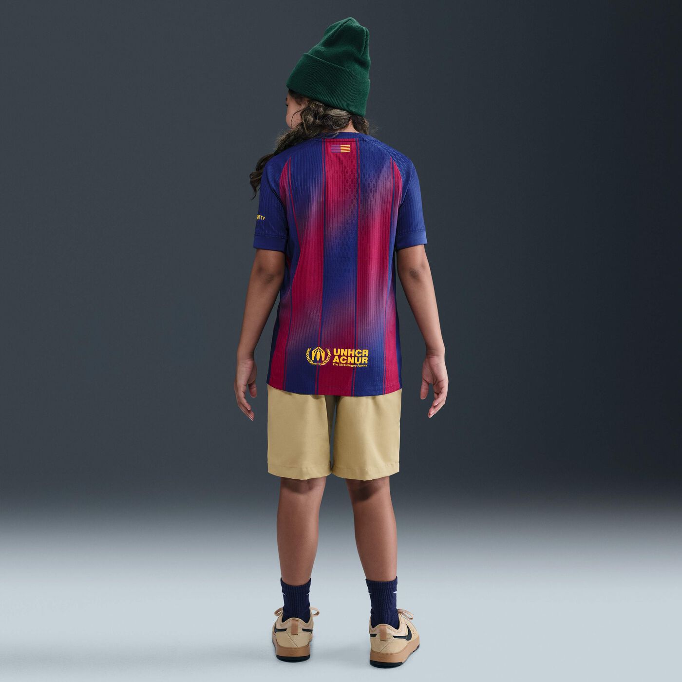 Kids' FC Barcelona 25/26 Home Authentic Football Jersey