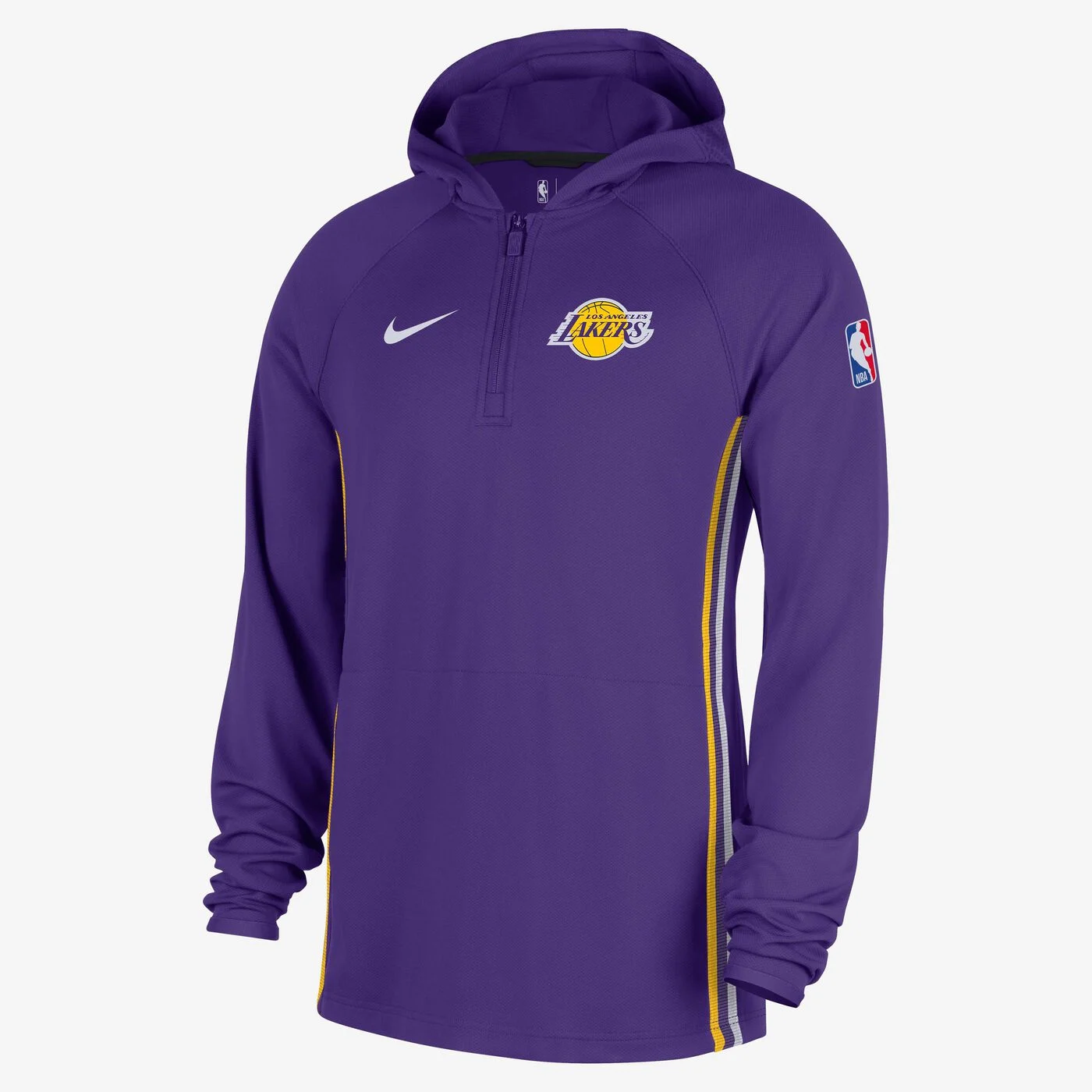 Men's NBA Los Angeles Lakers Zoned 1/4-Zip Hoodie