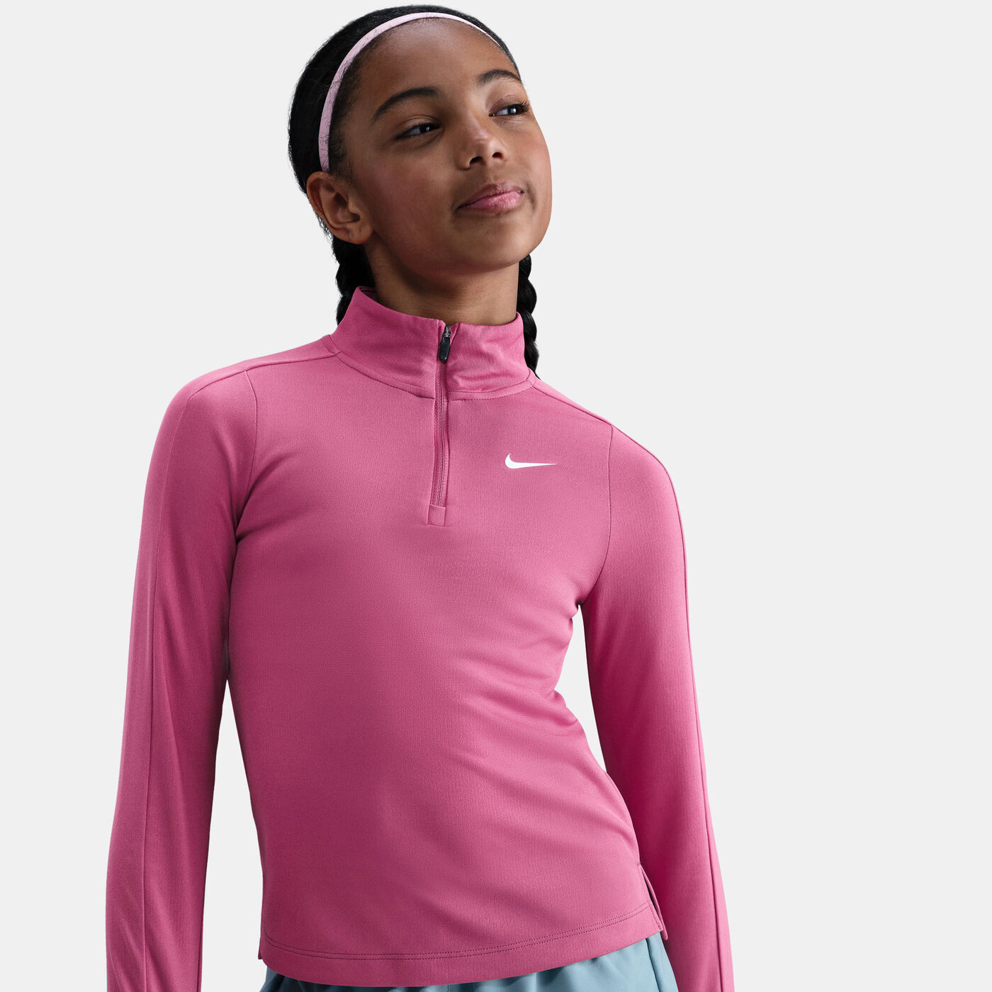 Kids' Dri-FIT Long-Sleeve 1/4-Zip Top