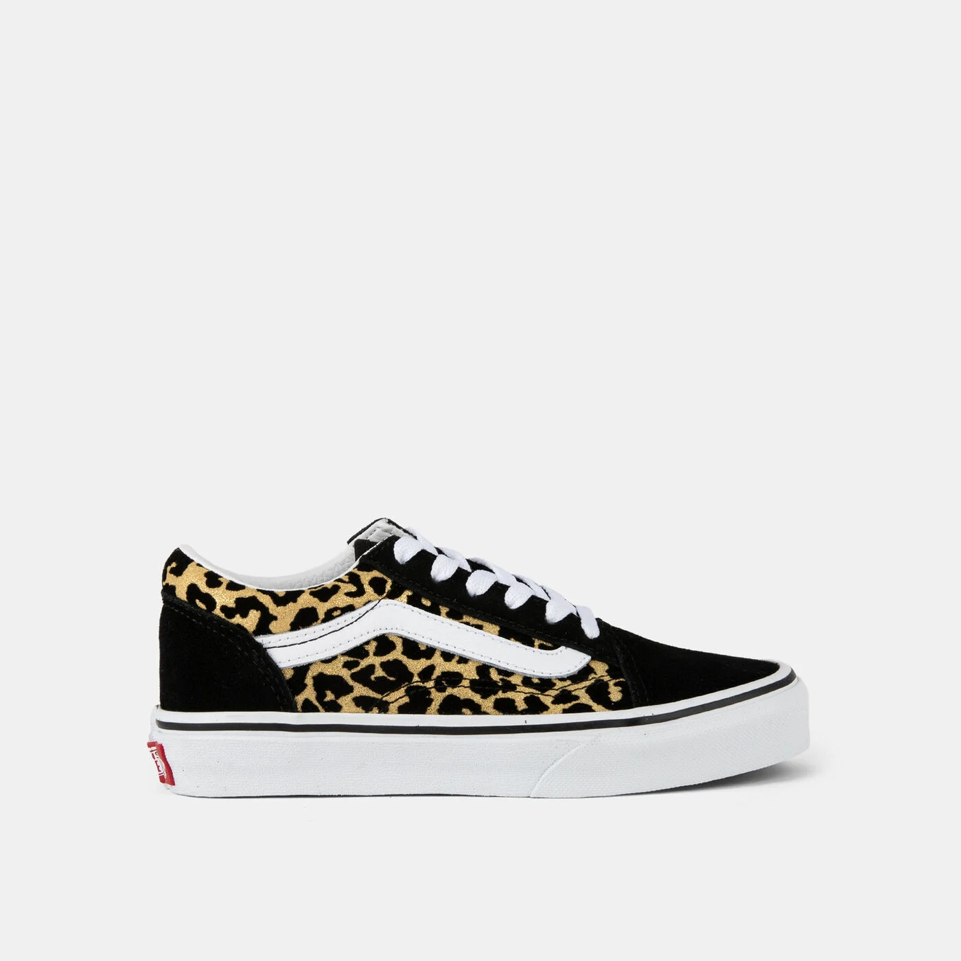 Kids' Flocked Leopard Old Skool Shoes