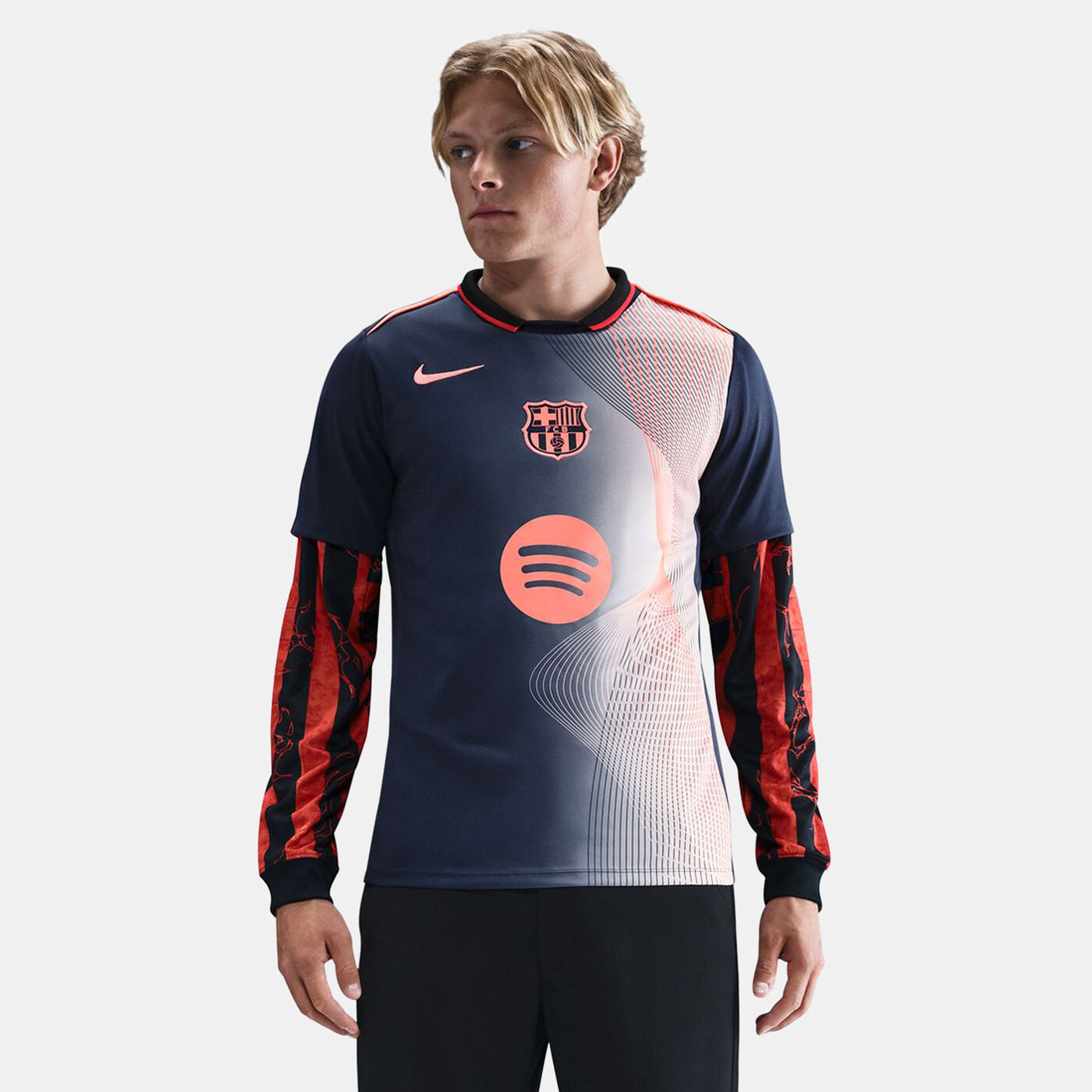 Men's FC Barcelona Academy Pro Third Pre-Match Football Top
