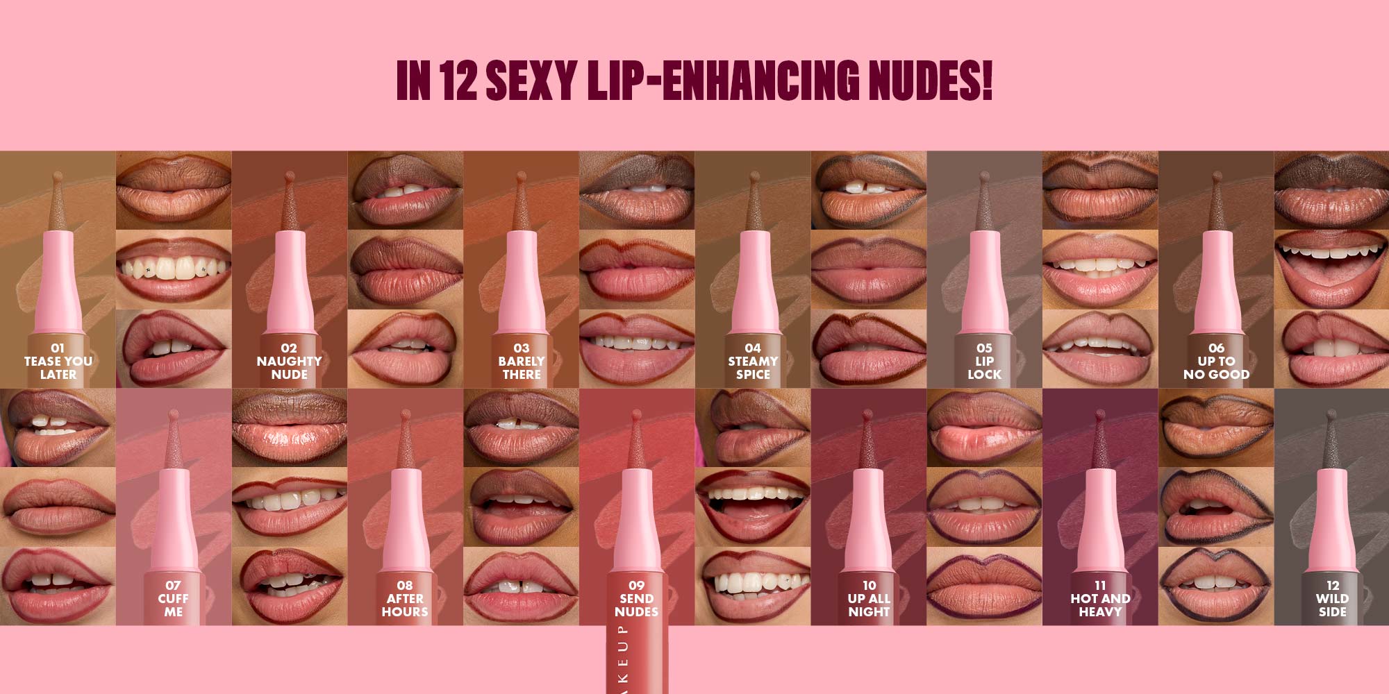 Lip Lingerie Lip Liner Stain, Seamless All Day Stain, Waterproof, Lip Lock