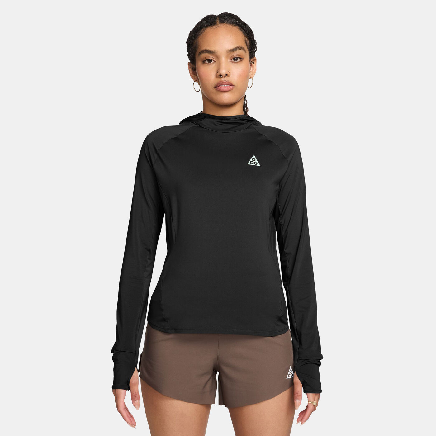 Women's ACG UV-Resistant Trail Running Mid-Layer Hooded Top