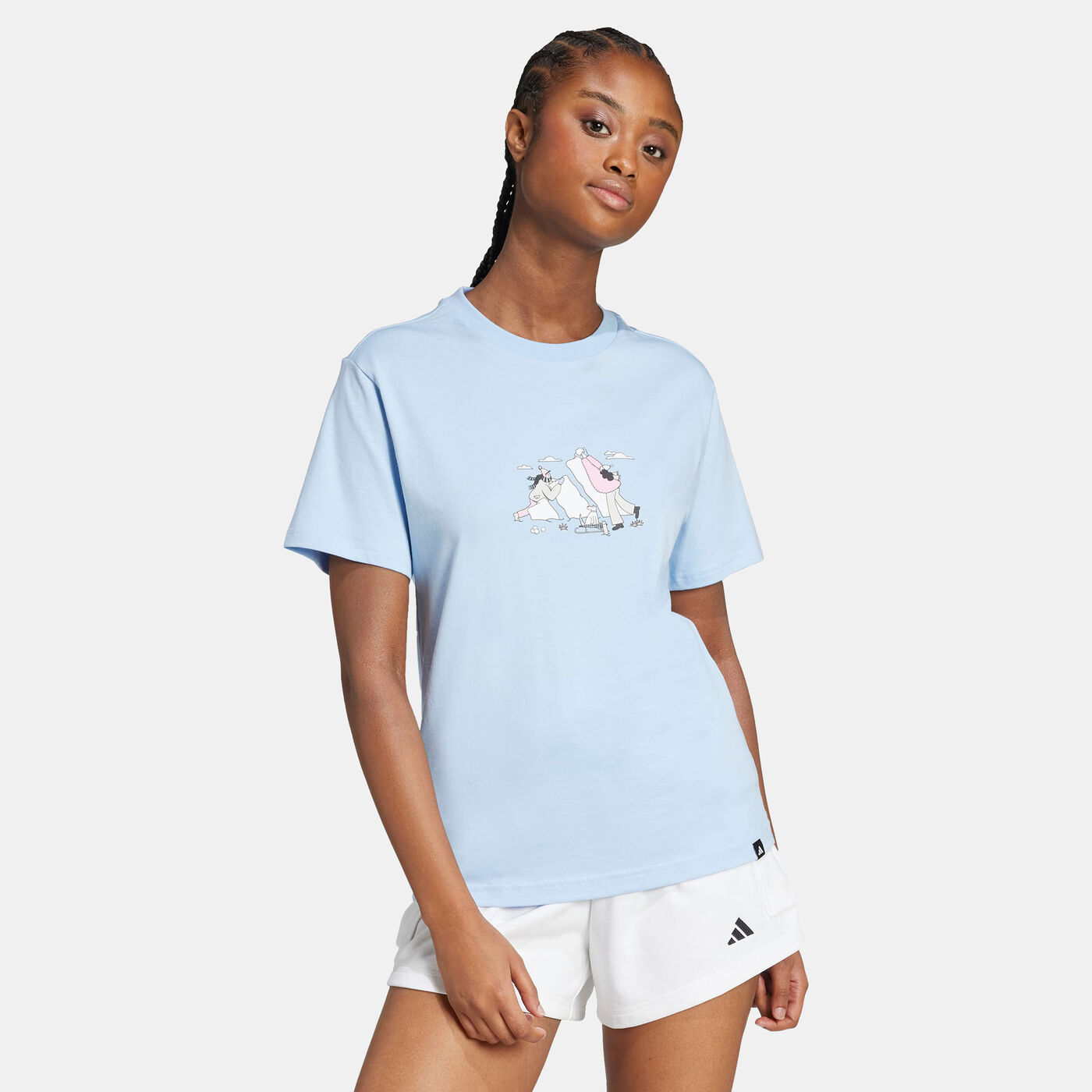Women's Doodle Hunt Graphic T-Shirt
