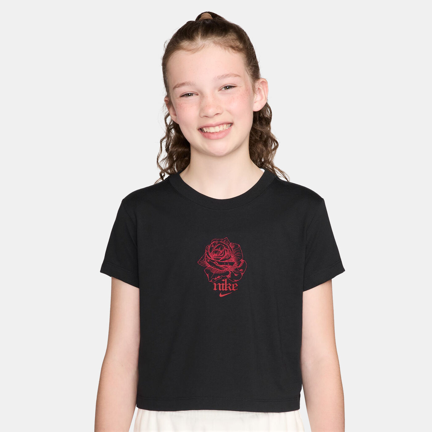 Kids' Sportswear Cropped T-Shirt (Older Kids)