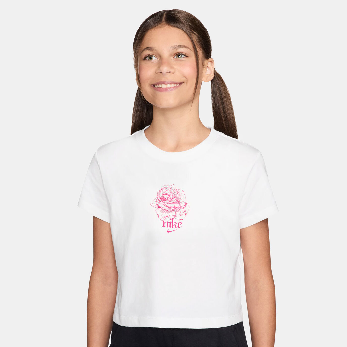 Kids' Sportswear Cropped T-Shirt (Older Kids)