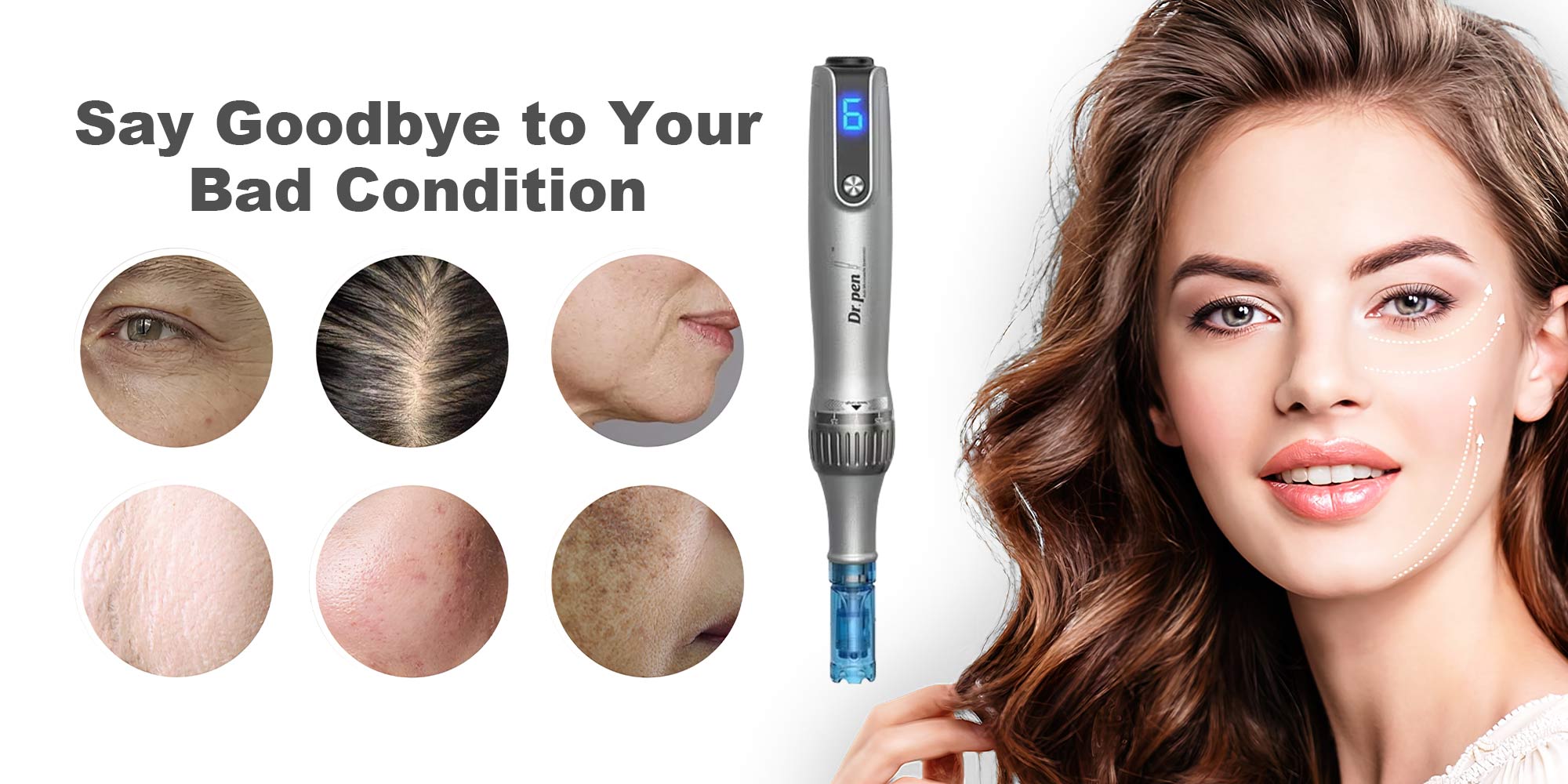 Dr.pen M8S Wireless Microneedling Beauty Device - 12-Needle Cartridge Set for Skin Care