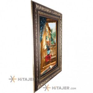 تابلو فرش طرح منظره ماسوله کد 901258