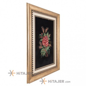 تابلو فرش دستباف طرح گل رز  کد  901685