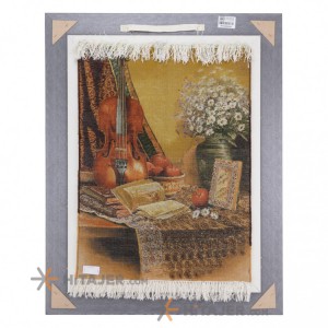 تابلو فرش دستباف سفره ایرانی کد 901649