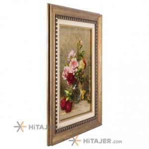تابلو فرش دستباف گل رز در تنگ کد 901647