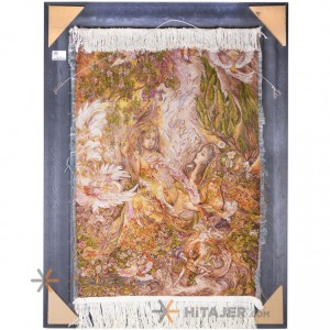 تابلو فرش دستباف طرح مینیاتور کد 792088