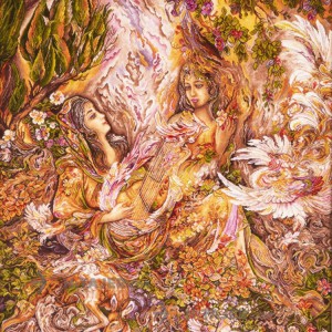 تابلو فرش دستباف طرح مینیاتور کد 792088