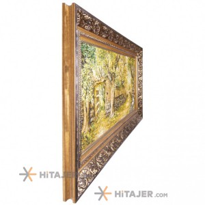 تابلو فرش دستباف طرح کوچه باغ کد 792085