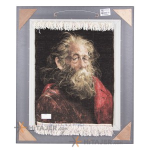 تابلو فرش دستباف تبریز پیرمرد کد 901596