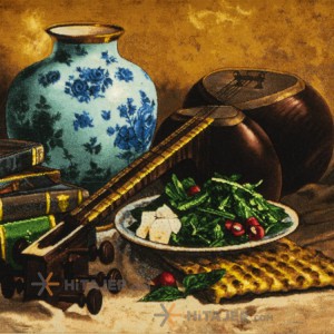 تابلو فرش دستباف تبریز طرح آوای زندگی  کد  901843