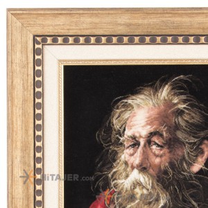 تابلو فرش دستباف تبریز پیرمرد کد 901596