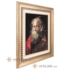 تابلو فرش دستباف تبریز پیرمرد کد 901596