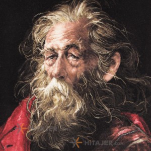 تابلو فرش دستباف تبریز پیرمرد کد 901596