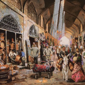 Pictorial Tabriz Carpet Ref: 901573