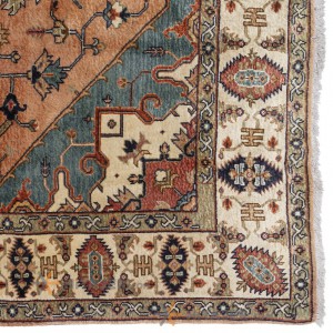 سجادة قدیمة مصنوعة يدويًا اربعه امتار ونصف هریس کود  174315