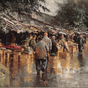 Pictorial Tabriz Carpet Ref 901572