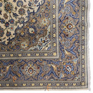 سجادة قدیمة مصنوعة يدويًا ستة امتار کاشان کود 174306