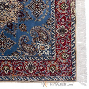 فرش دستباف قدیمی یک متری نائین کد 174276