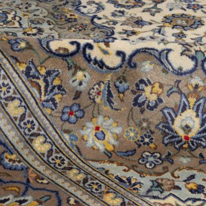 سجادة قدیمة مصنوعة يدويًا ستة امتار کاشان کود 174306